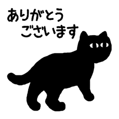 Polite Black Cat