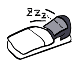 One office worker mole, Kuroko sticker #4649884