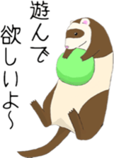 Life of ferrets sticker #4650075