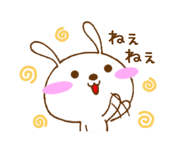 ucyapi of the cute rabbit sticker #4650131