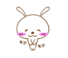 ucyapi of the cute rabbit sticker #4650142