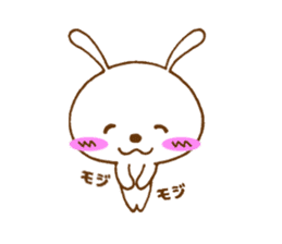 ucyapi of the cute rabbit sticker #4650142