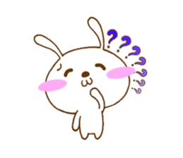 ucyapi of the cute rabbit sticker #4650143