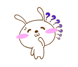 ucyapi of the cute rabbit sticker #4650143