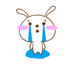 ucyapi of the cute rabbit sticker #4650146