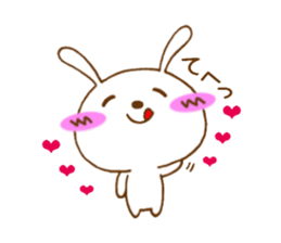 ucyapi of the cute rabbit sticker #4650148