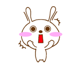 ucyapi of the cute rabbit sticker #4650150