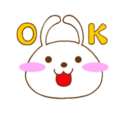 ucyapi of the cute rabbit sticker #4650162