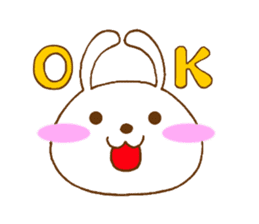ucyapi of the cute rabbit sticker #4650162