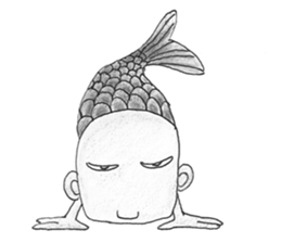 Genpachi of merman. sticker #4650477