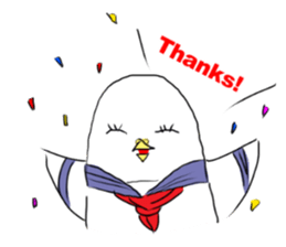 bird girl sticker #4650576