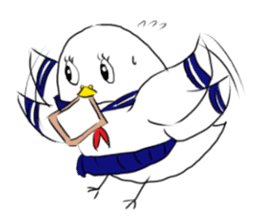 bird girl sticker #4650583