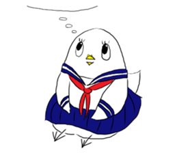 bird girl sticker #4650589