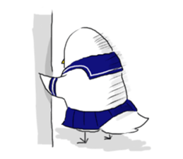 bird girl sticker #4650593