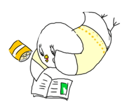 bird girl sticker #4650601