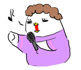 bird girl sticker #4650602