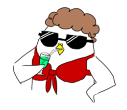 bird girl sticker #4650604