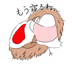 bird girl sticker #4650606