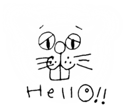 buck teeth sticker #4650608