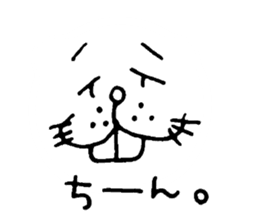 buck teeth sticker #4650613