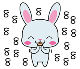 Rabbits & Japanese internet slang words sticker #4650743