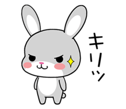 Rabbits & Japanese internet slang words sticker #4650752