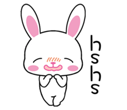 Rabbits & Japanese internet slang words sticker #4650757