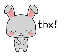 Rabbits & Japanese internet slang words sticker #4650766