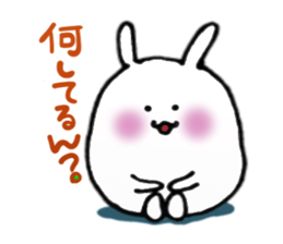 Slovenly rabbit sticker #4651168