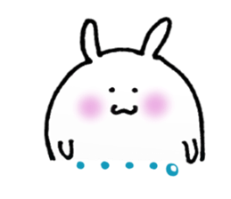 Slovenly rabbit sticker #4651177