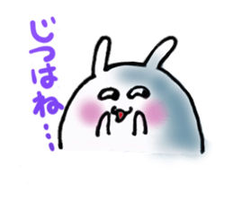 Slovenly rabbit sticker #4651183