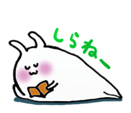 Slovenly rabbit sticker #4651200