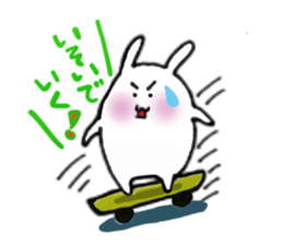 Slovenly rabbit sticker #4651202