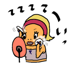 Hajikko Town sticker #4651502
