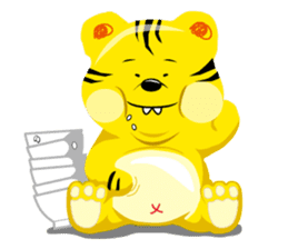 tiger cub sticker #4651793