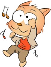 Cute Brown Ketty sticker #4652024