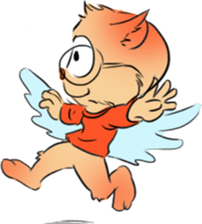 Cute Brown Ketty sticker #4652030