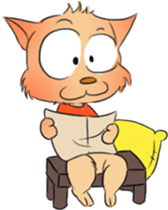 Cute Brown Ketty sticker #4652031