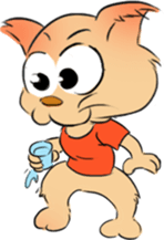 Cute Brown Ketty sticker #4652034