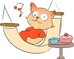 Cute Brown Ketty sticker #4652036