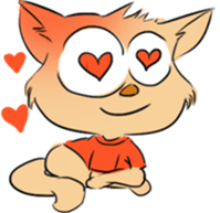 Cute Brown Ketty sticker #4652041