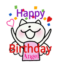 Nyanzu of Angel sticker #4652458