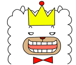 2 pound dress Sticker of Alpaca sticker #4652568