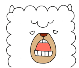 2 pound dress Sticker of Alpaca sticker #4652577