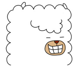 2 pound dress Sticker of Alpaca sticker #4652578