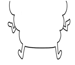 2 pound dress Sticker of Alpaca sticker #4652581