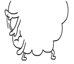2 pound dress Sticker of Alpaca sticker #4652582