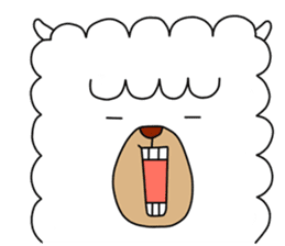 2 pound dress Sticker of Alpaca sticker #4652584