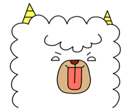 2 pound dress Sticker of Alpaca sticker #4652586