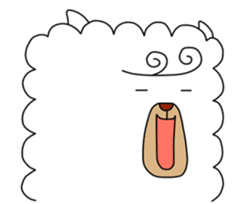 2 pound dress Sticker of Alpaca sticker #4652592